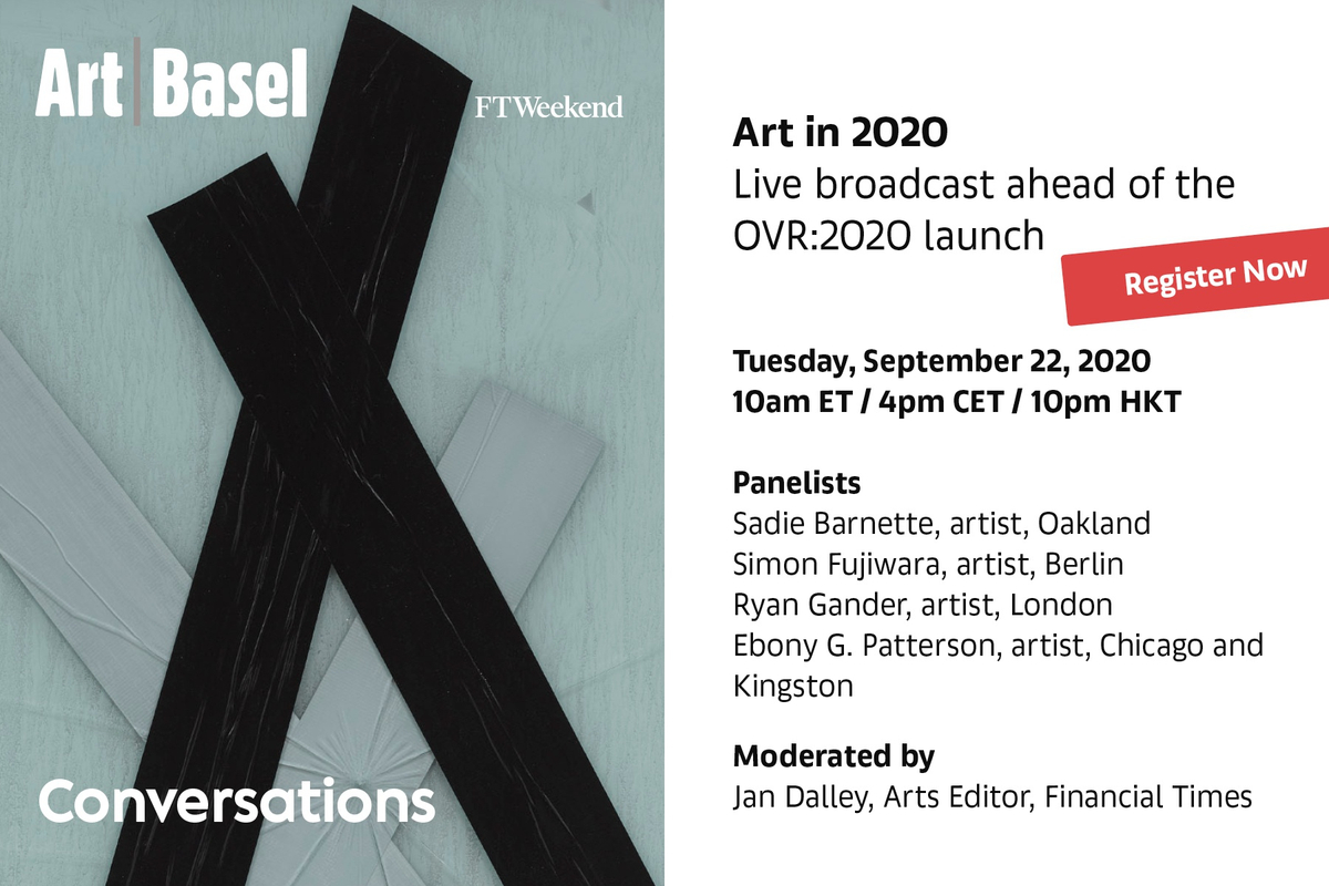 Image: Art in 2020⁠ - Live Broadcast⁠ by Art Basel with Simon Fujiwara and Ryan Gander