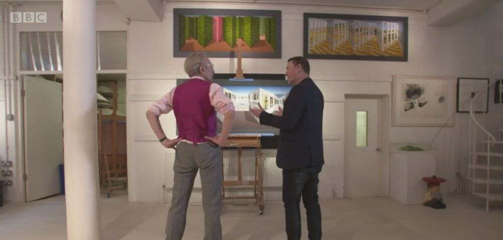 Image: Patrick Hughes on The One Show