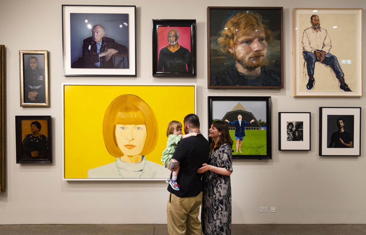 Image: The National Portrait Gallery in London re-opens