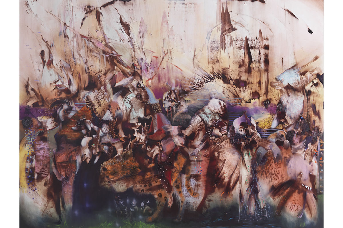 Image: Ali Banisadr “Beautiful Lies”