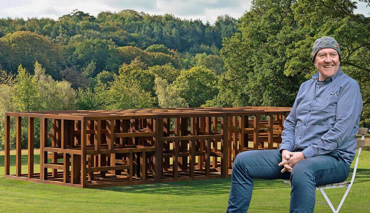 Image: Sean Scully at Houghton Hall