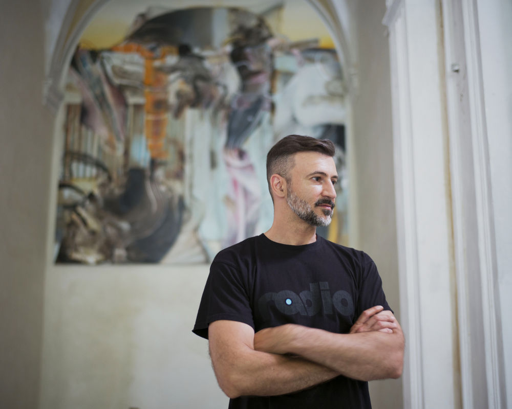 Image: Adrian Ghenie at Madonna della Mazza church, Palermo