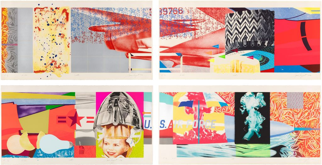 Image: James Rosenquist’s ‘F-111 (south) (west) (north) (east) (G. 73)’