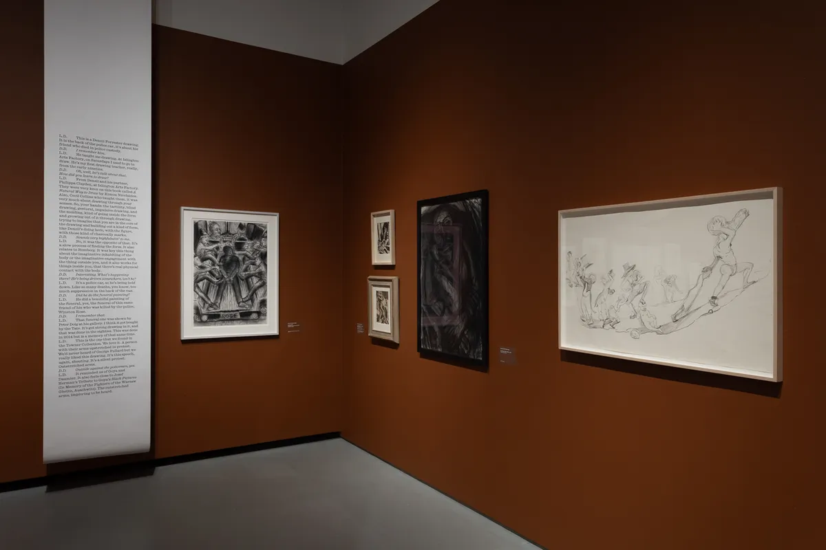 Image: Denzil Forrester features in 'Drawing the Unspeakable'