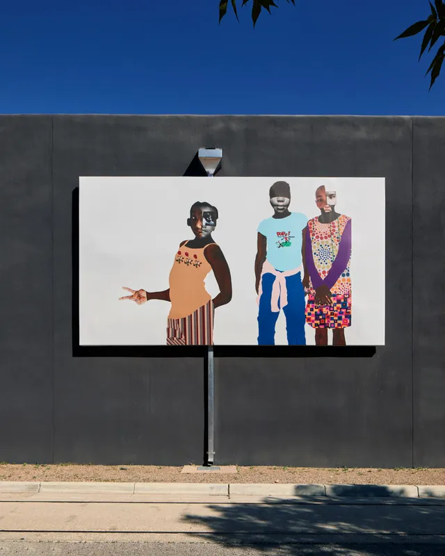 Image: Deborah Roberts: Come walk in my shoes