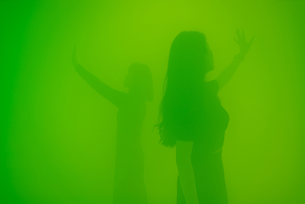 Green, Yellow and Pink Ann Veronica Janssens
