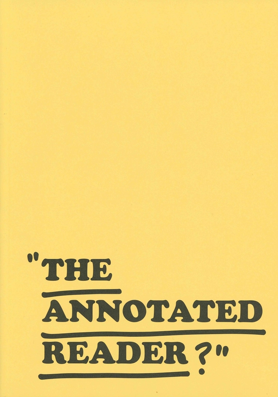 Ryan Gander The Annotated Reader
