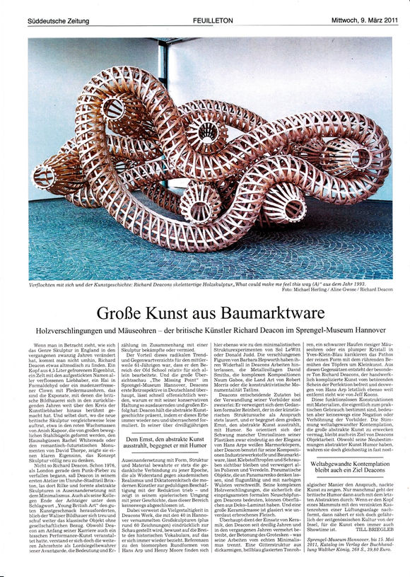 Grosse Kunst aus Baumarktware