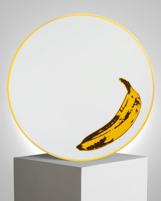 Andy Warhol 'Banana' Porcelain Plate