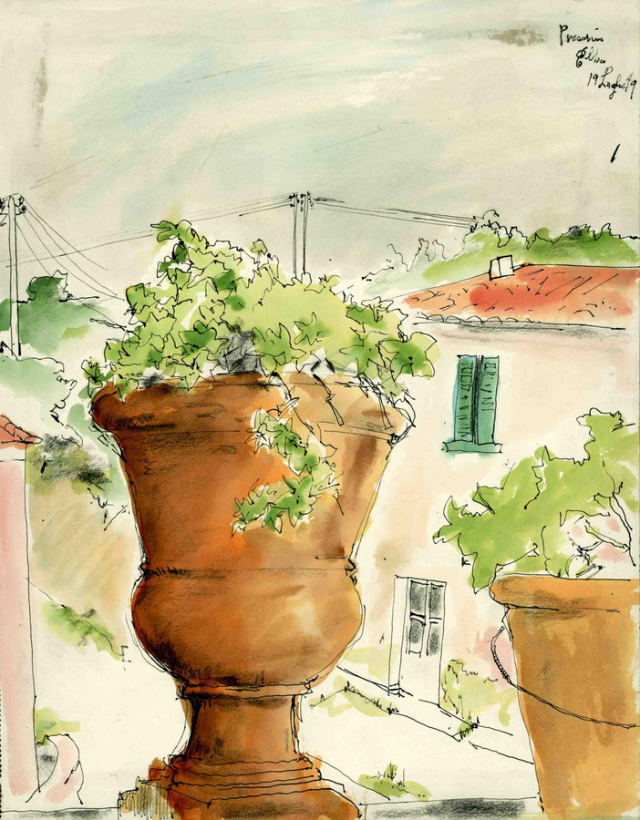 Saul Bolasni, Procchio, Island of Elba, Italy, II, 1949