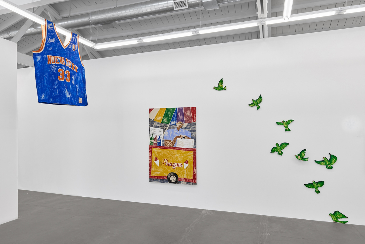 Installation view of Joshua Nazario Lugo: All&agrave; Afuera (Out There), on view March 11 &ndash; April 11, 2026