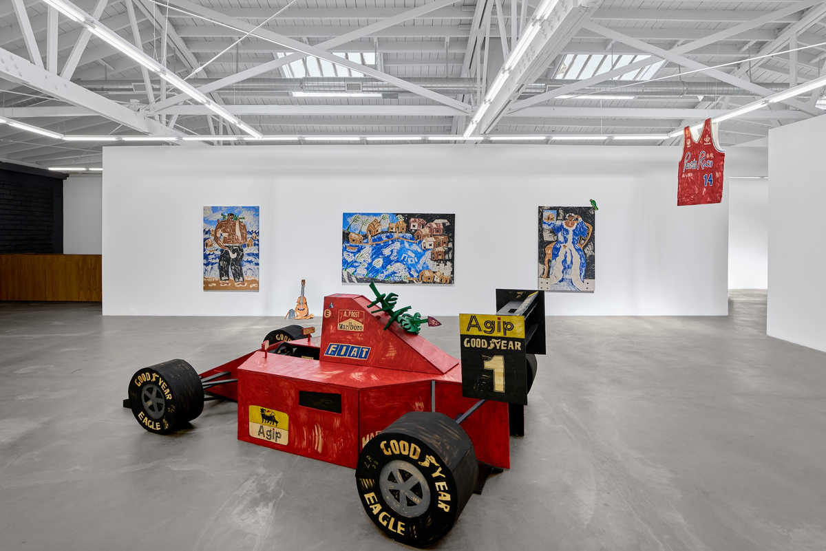 Installation view of Joshua Nazario Lugo: All&agrave; Afuera (Out There), on view March 11 &ndash; April 11, 2026