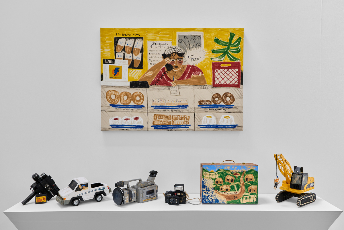 Installation view of Joshua Nazario Lugo: All&agrave; Afuera (Out There), on view March 11 &ndash; April 11, 2026