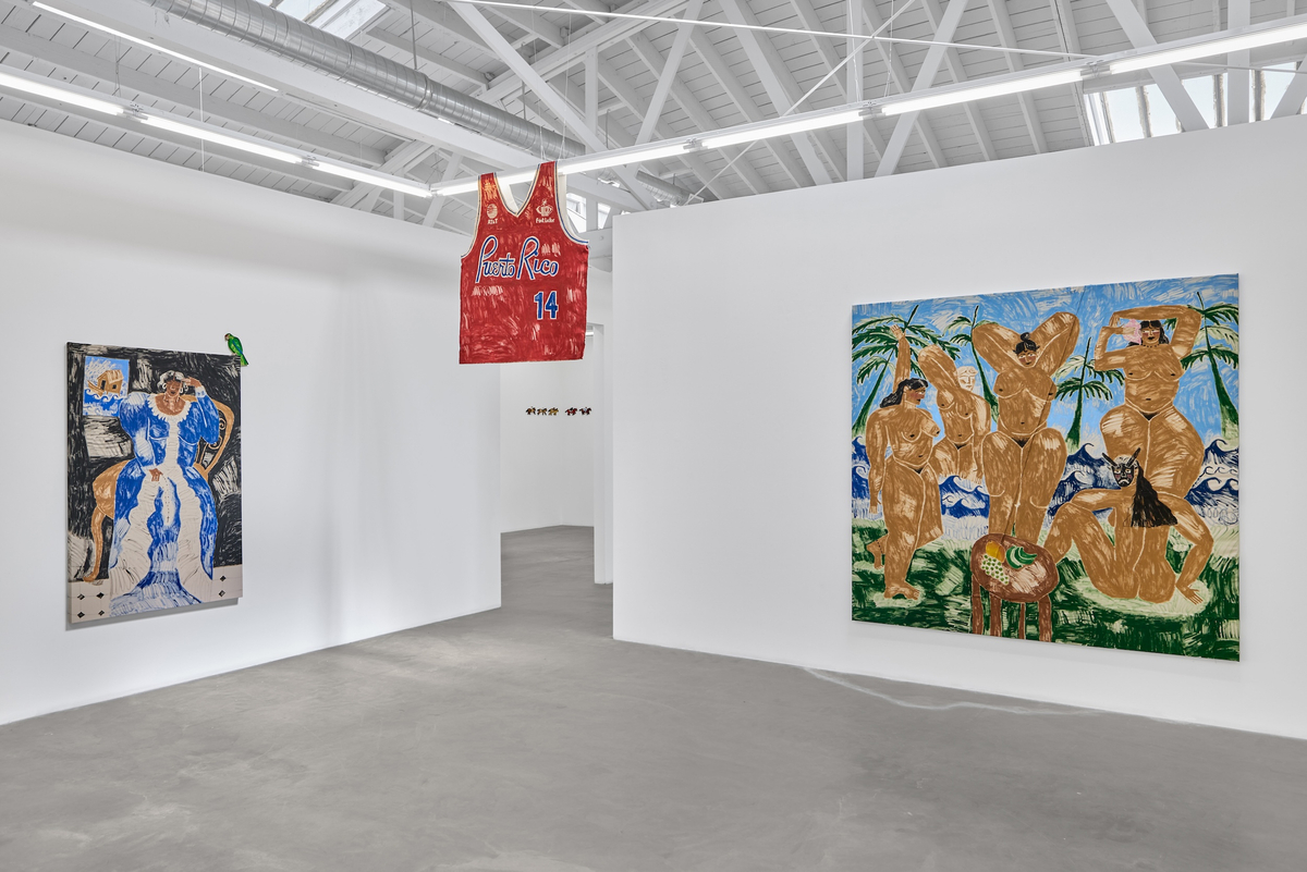 Installation view of Joshua Nazario Lugo: All&agrave; Afuera (Out There), on view March 11 &ndash; April 11, 2026