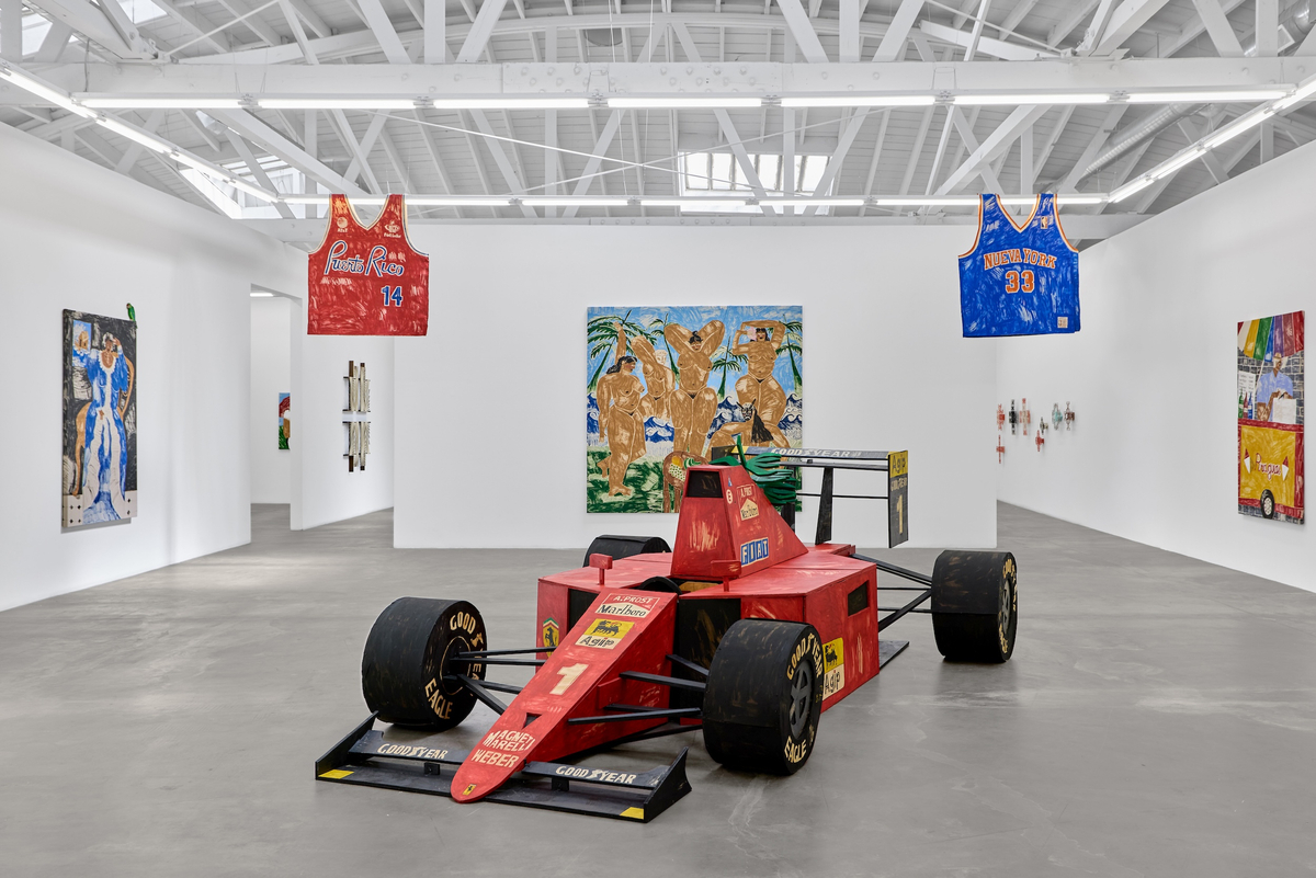 Installation view of Joshua Nazario Lugo: All&agrave; Afuera (Out There), on view March 11 &ndash; April 11, 2026
