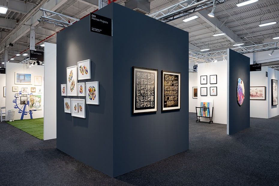Harman Projects Booth at Art on Paper 2024