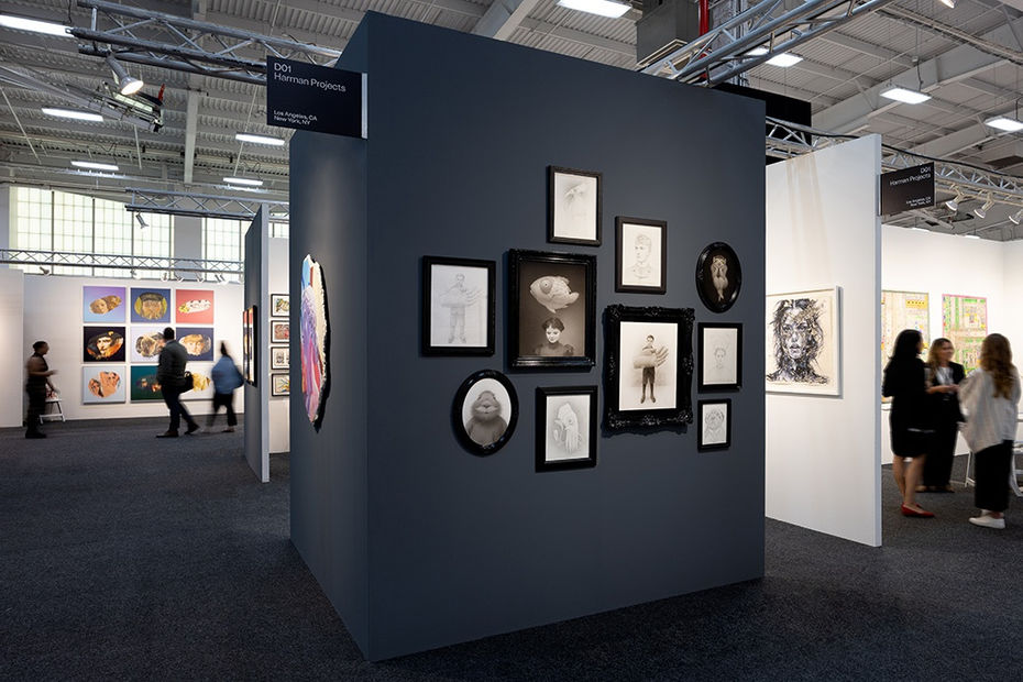 Harman Projects Booth at Art on Paper 2024