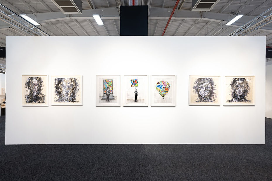 Harman Projects Booth at Art on Paper 2024