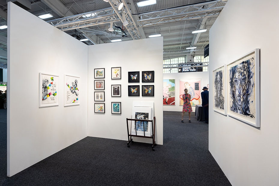 Harman Projects Booth at Art on Paper 2024