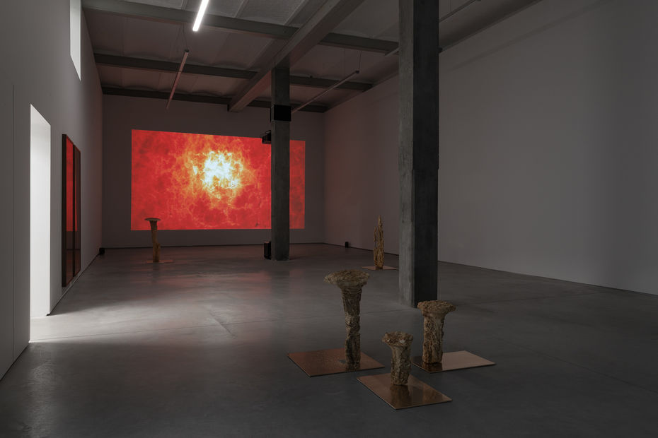 3 Ella Littwitz Exhibition View The Day The Sky Hung Low Harlan Levey Projects Brussels 2024 Photo Credit Adriaan Hauwaert Lr