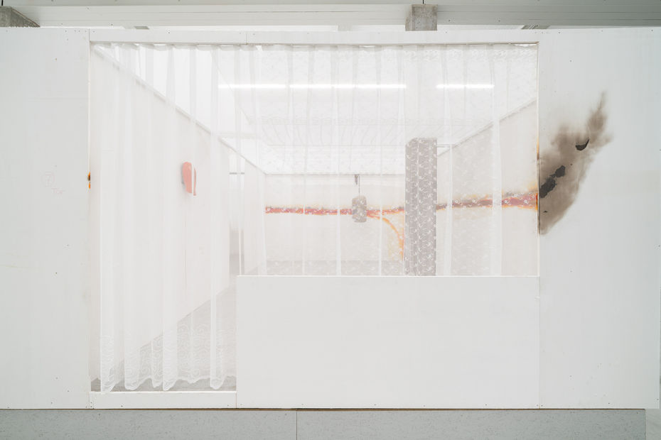 Marcin Dudek, exhibition view of NEST, Harlan Levey Projects, Brussels, 2026. Photo: Shivadas De Schrijver