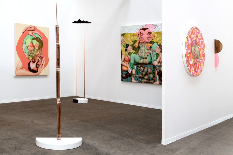 Wendell Gladstone and Reuven Israel, Art Brussels, 2017