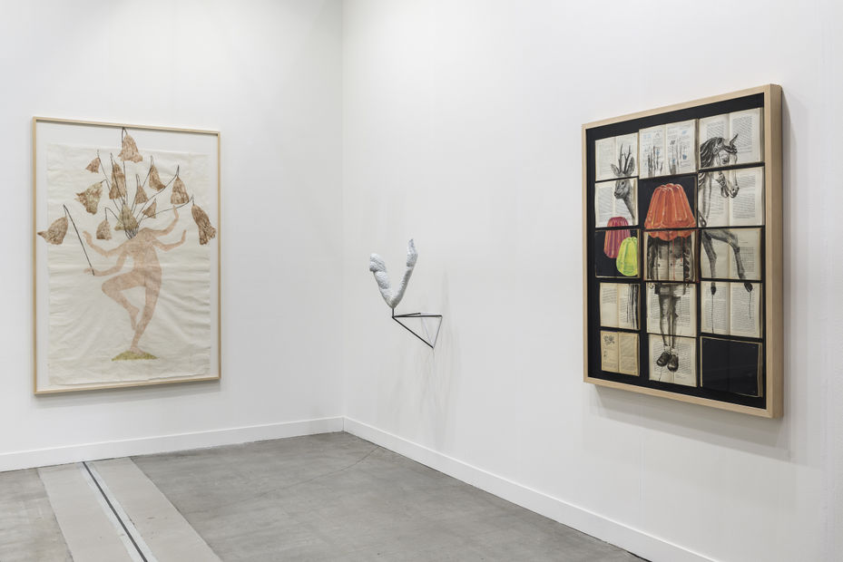 Installation view at miart 2022 Established contemporary, booth A01 ph. Sebastiano Luciano