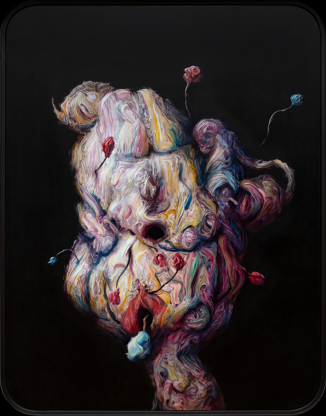 Glenn Brown, International Velvet, 2004