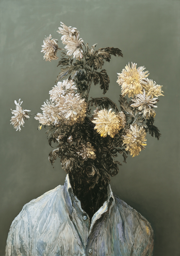 Glenn Brown, Architecture and Morality, 2004