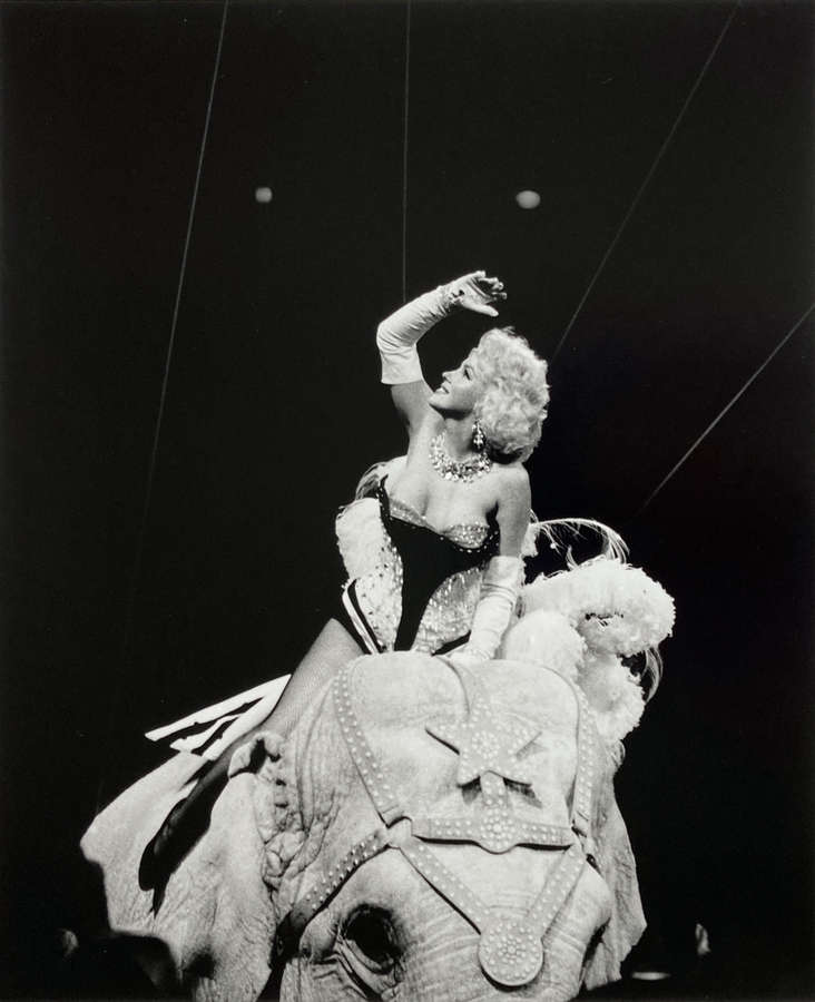 Herman Leonard, Marilyn Monroe, Ringling Bros. Circus, NYC, 1953