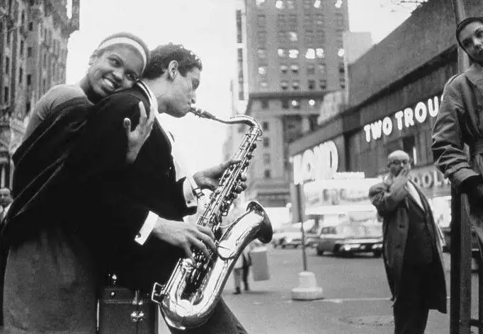 William Claxton, Times Square, New York City, 1960