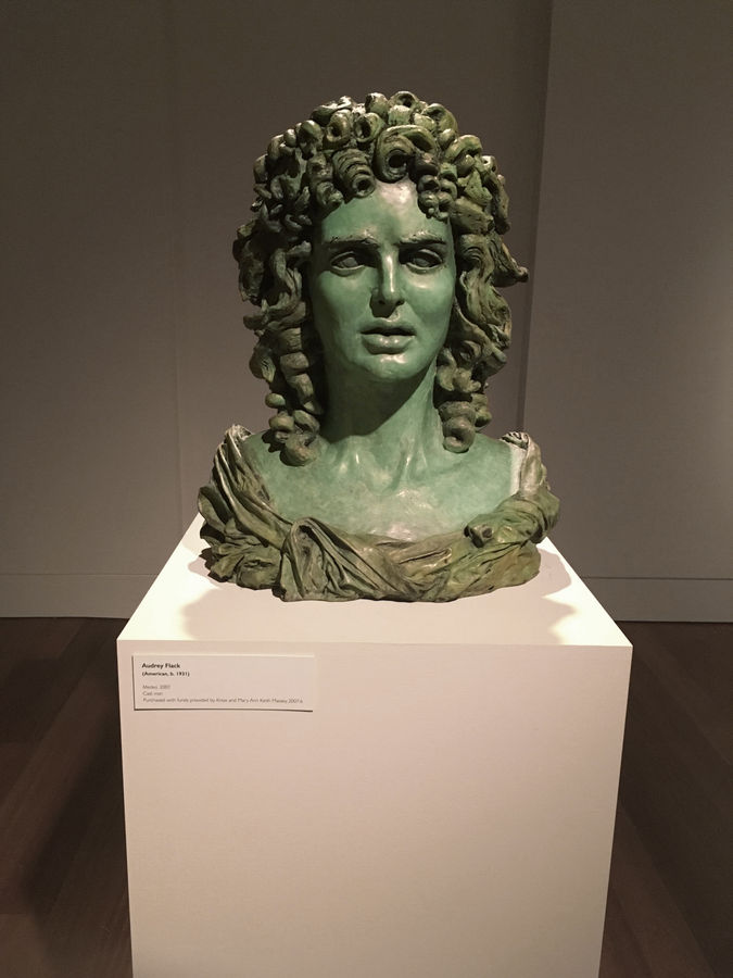 Audrey Flack, Medea, 2007, cast iron, 2007. Purchased with fund provided by Knox and Mary Ann Keith Massey. Photo: Happeningsclt.com