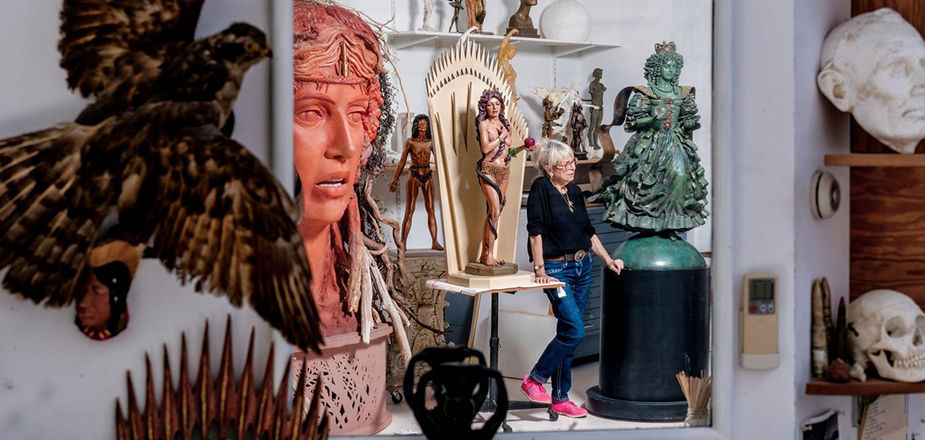 "The Statue that Never Was" by Corey Kilgannon, Nov. 9, 2017, The New York Times. Photo by Johnny Milano for The New York Times.