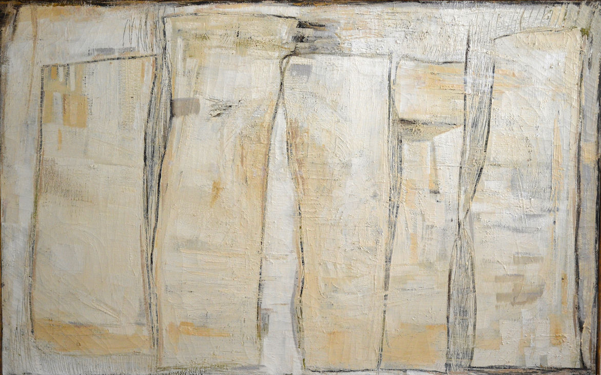 Dusti Bongé, The Family, 1965, oil on canvas, 54" x 86 1/4". The Johnson Collection, Spartanburg SC Purchased by the Johnson Collection from the DBAF in 2013