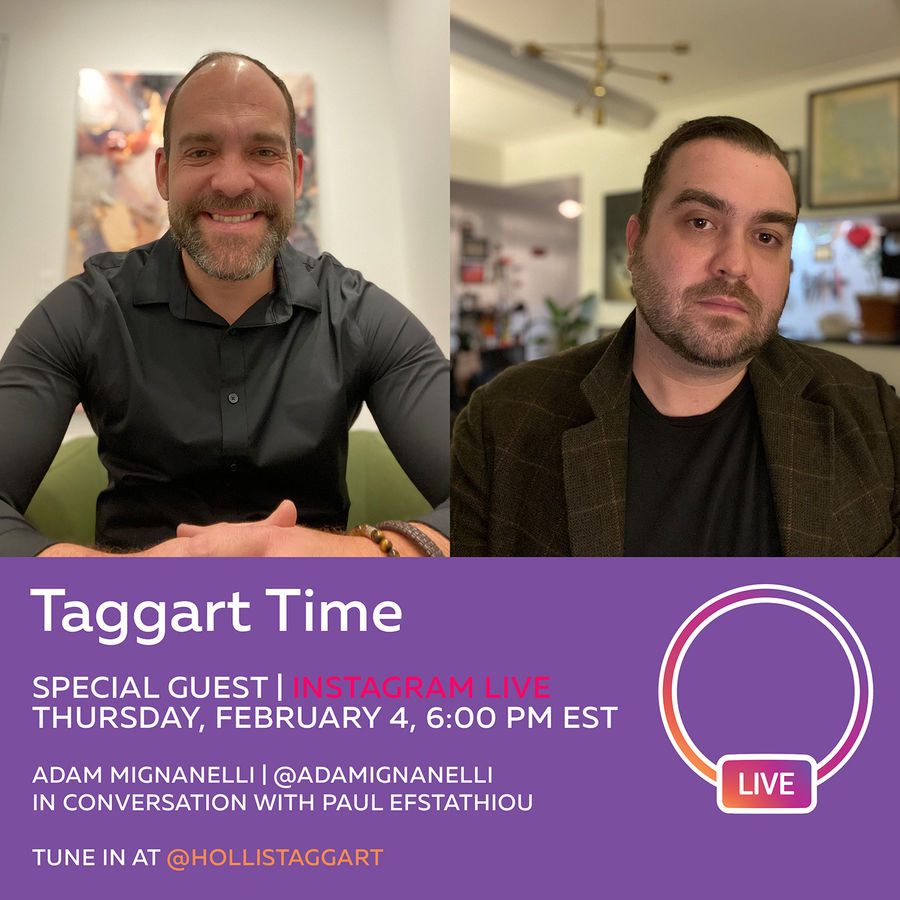 Taggart Time - Special Guest | Adam Mignanelli on Instagram LIVE