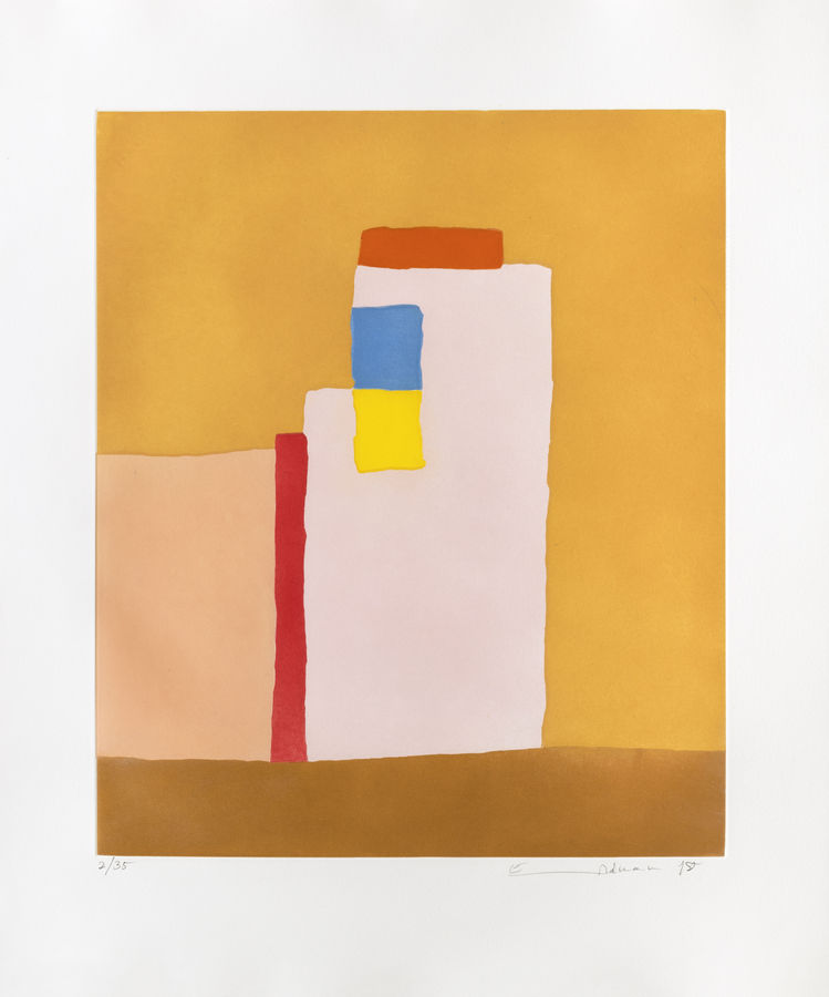 Etel Adnan, Adobe, 2018