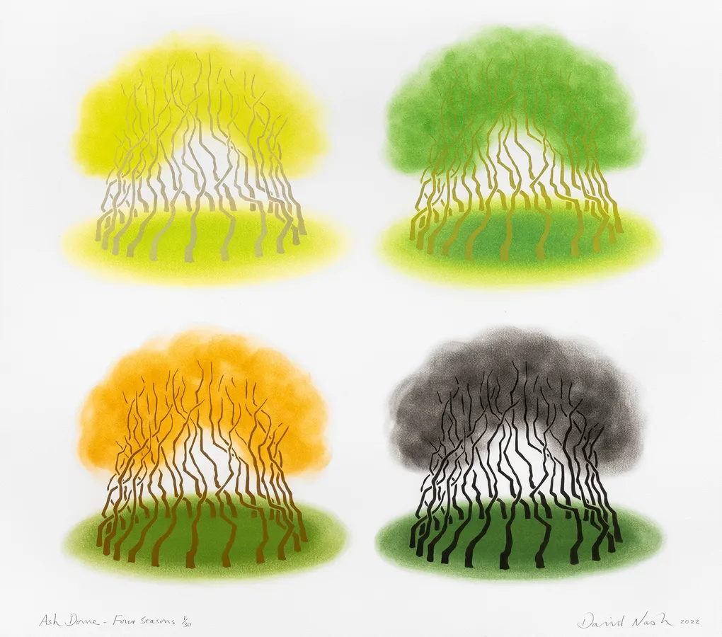 David Nash, Ash Dome – Four Seasons, 2022