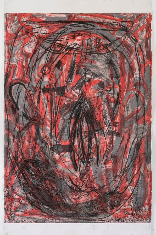 Jim Dine, Tools in a Puzzled Vessel II, 2017