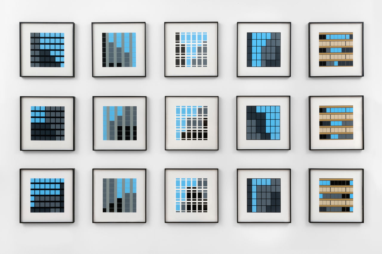 Julian Opie, Office Windows., 2017