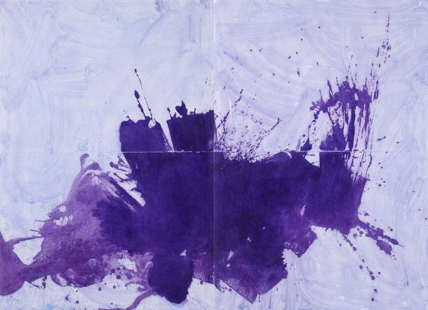 Howard Hodgkin, La Plume de ma Tante (blue), 2012