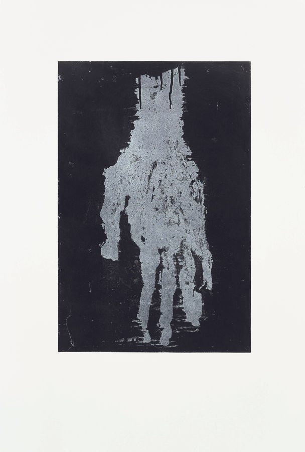 Georg Baselitz, Mano I (white), 2019