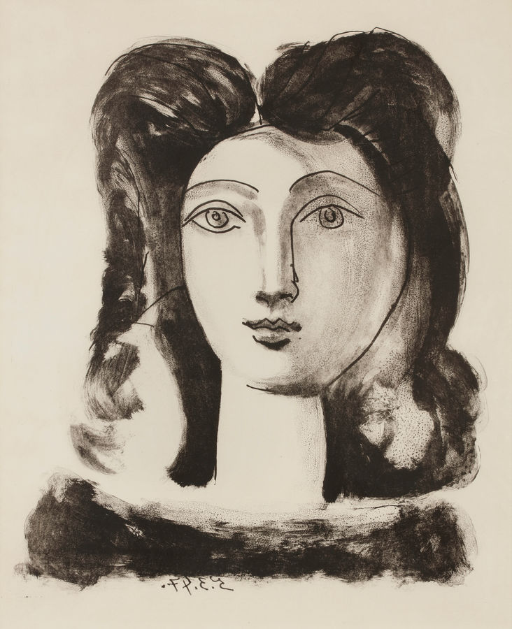 Pablo Picasso, Tête de jeune fille I-IV, 1947
