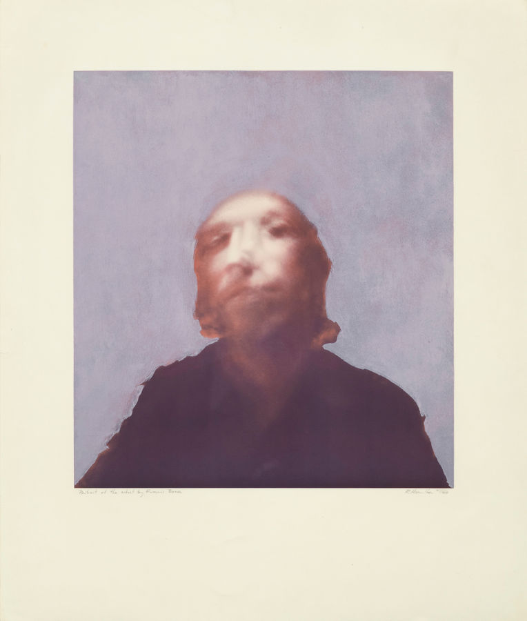 Richard Hamilton, A portrait of the artist by Francis Bacon, 1970-71