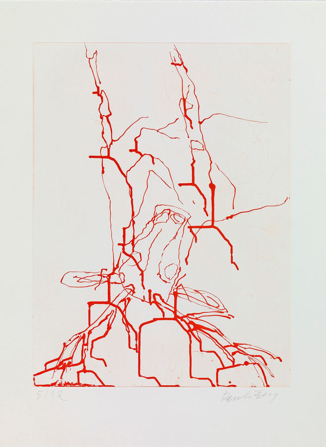 Georg Baselitz, Deer V, 2021