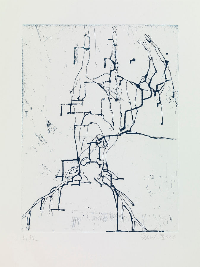 Georg Baselitz, Deer XII, 2021