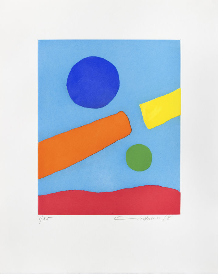 Etel Adnan, Ailleurs, 2018