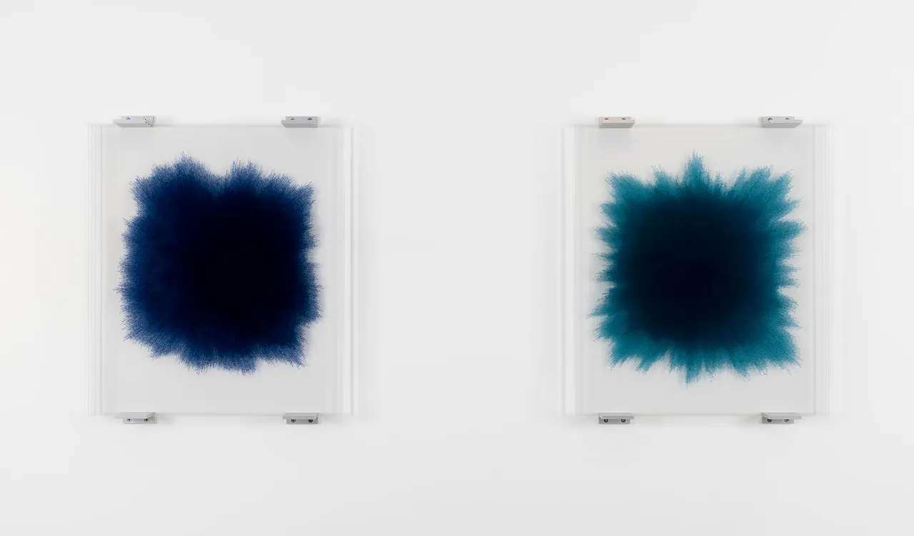 Idris Khan, A quiet mind finds what is true / Listen without motive, 2022