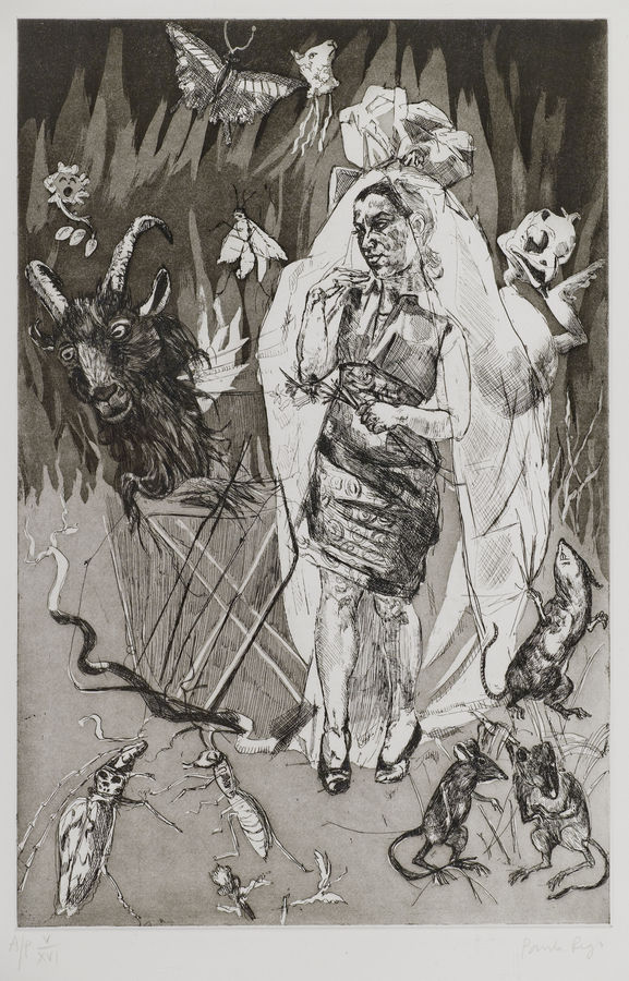 Paula Rego, Straw Burning, 1996