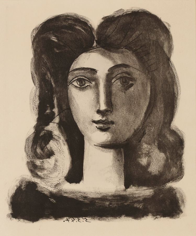 Pablo Picasso, Tête de jeune fille I-IV, 1947