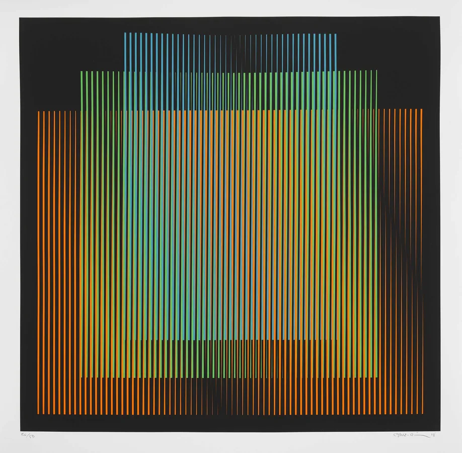 Carlos Cruz-Diez, Couleur Additive Germania, 2017